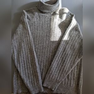 Women's wool and angora blend sweater